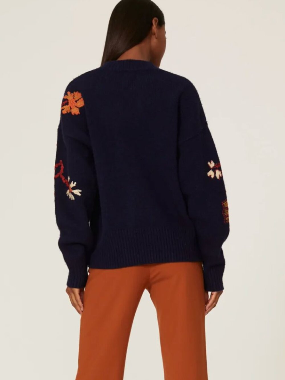 Vanessa Bruno Soave Embroidered Sweater size small - Picture 3 of 6